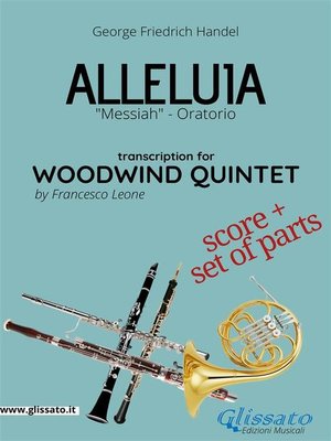 cover image of Alleluia--Woodwind Quintet score & parts